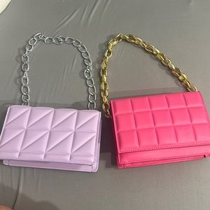 2 shoulder purses